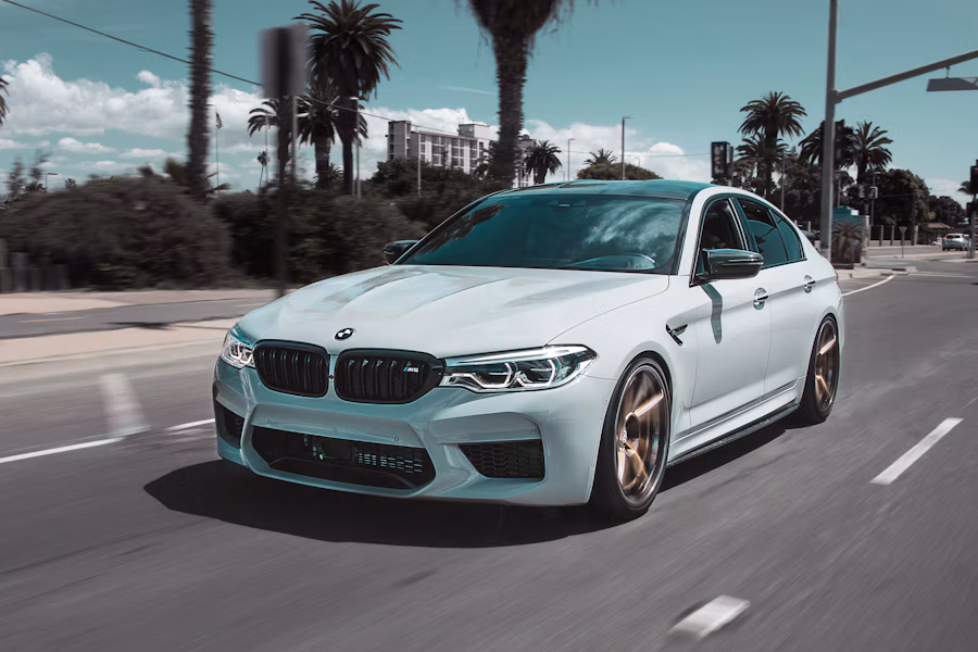 Right front three-quarter — fender repaint identified here